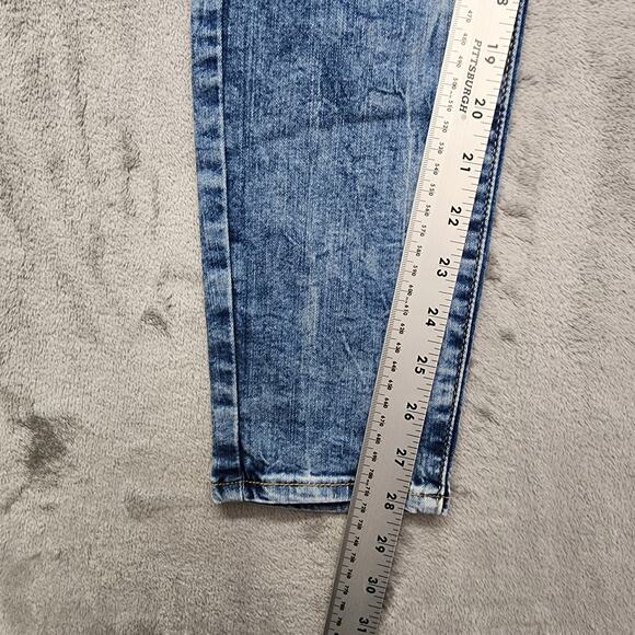 Denizen from Levi’s Jeans Womens 11 W30 Blue Acid Wash Low Rise Jegging Stretch - Picture 14 of 16